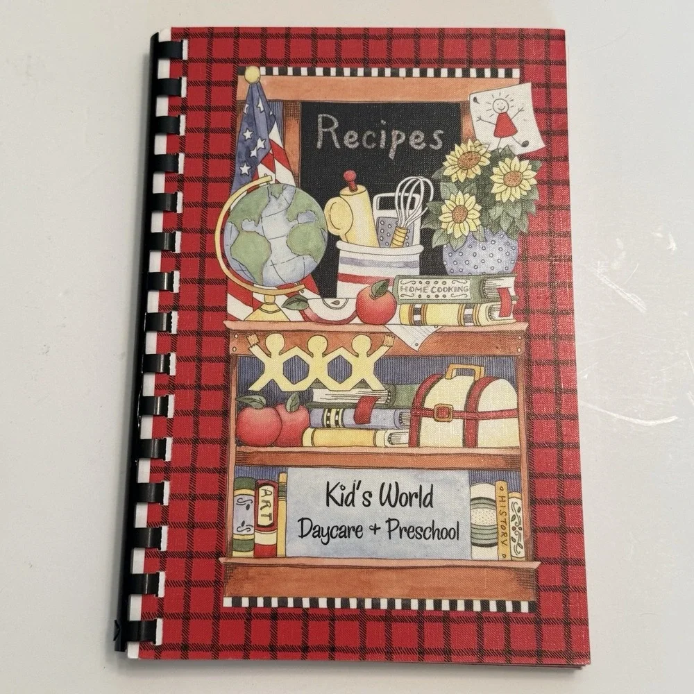 Kids World Centerville Iowa Recipe Cookbook Spiral Bound 2007